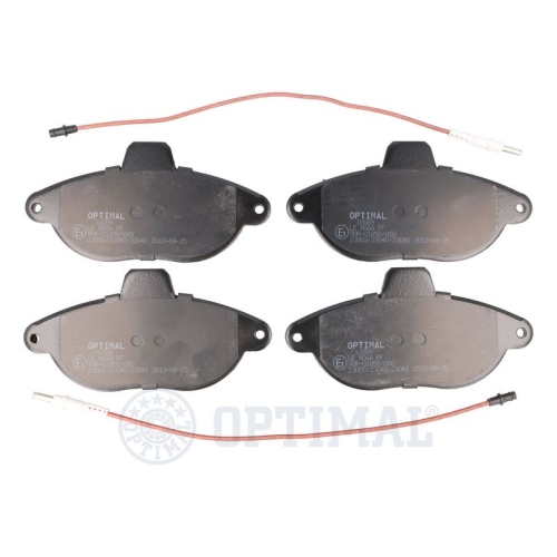 OPTIMAL Bremsbelagsatz, Scheibenbremse BP-10089