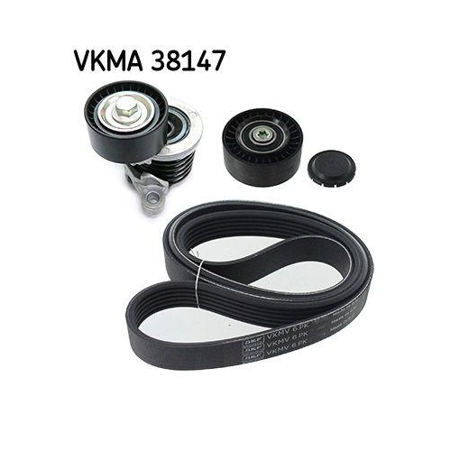 SKF Keilrippenriemensatz VKMA 38147