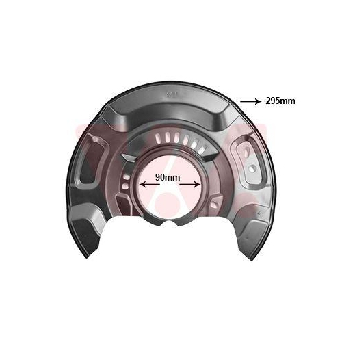 VAN WEZEL Spritzblech, Bremsscheibe 5437372