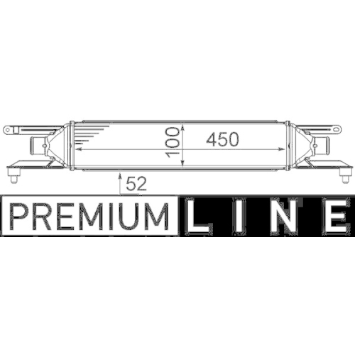 MAHLE Ladeluftk&uuml;hler BEHR *** PREMIUM LINE *** CI 458 000P