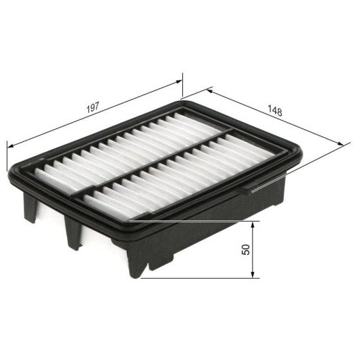 BOSCH Luftfilter F 026 400 384