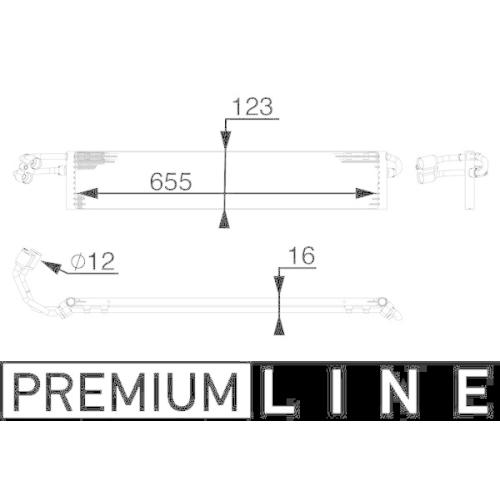 MAHLE &Ouml;lk&uuml;hler, Automatikgetriebe BEHR *** PREMIUM LINE *** CLC 71 000P