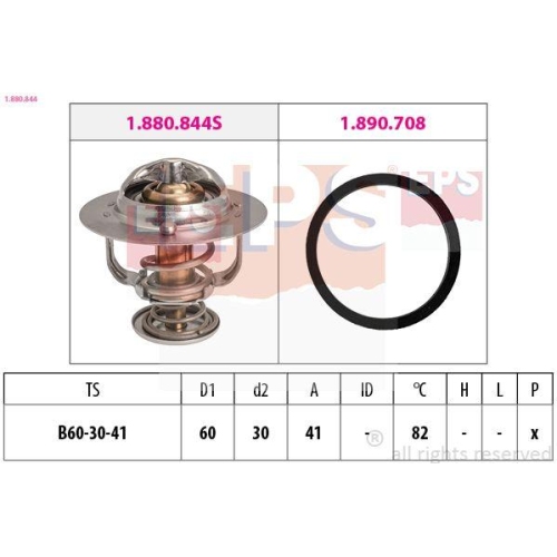 EPS Thermostat, Kühlmittel Made in Italy - OE Equivalent