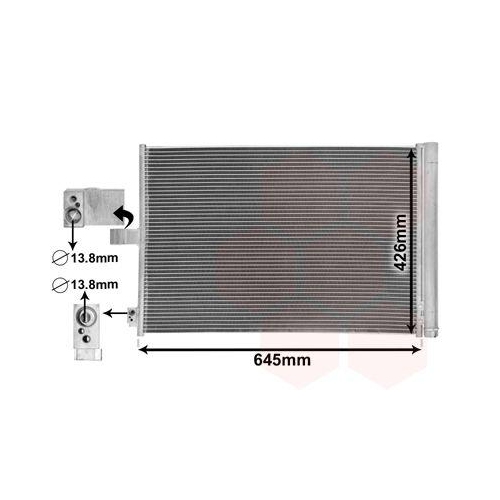 VAN WEZEL Kondensator, Klimaanlage 30015702