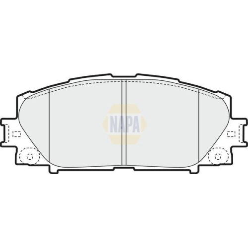NAPA Bremsbelagsatz, Scheibenbremse NAPA NBP1244