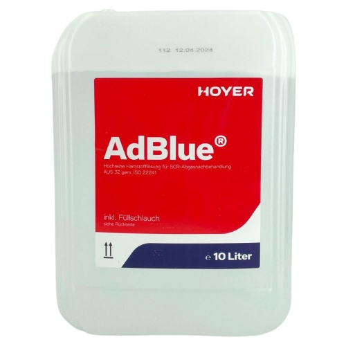 Hoyer AdBlue&reg; Harnstoffl&ouml;sung - 10 Liter Kanister inklusive Ausgie&szlig;er 76040088