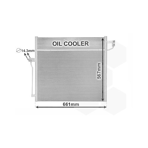VAN WEZEL Kondensator, Klimaanlage 30015704