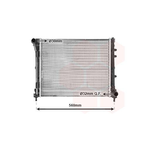 VAN WEZEL K&uuml;hler, Motork&uuml;hlung 17002346