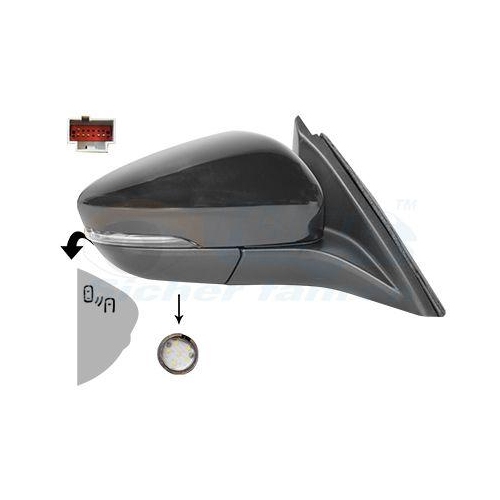 VAN WEZEL Au&szlig;enspiegel * HAGUS * 1949828