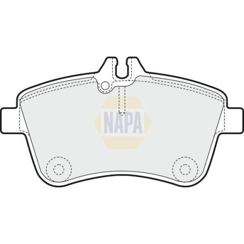 NAPA Bremsbelagsatz, Scheibenbremse NAPA NBP1450