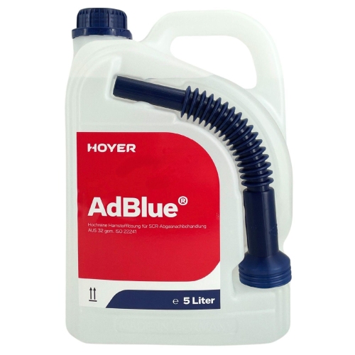 Hoyer AdBlue&reg; Harnstoffl&ouml;sung - 5 Liter Kanister inklusive Ausgie&szlig;er 76040095