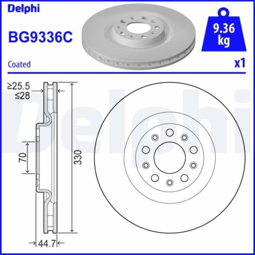 DELPHI Bremsscheibe