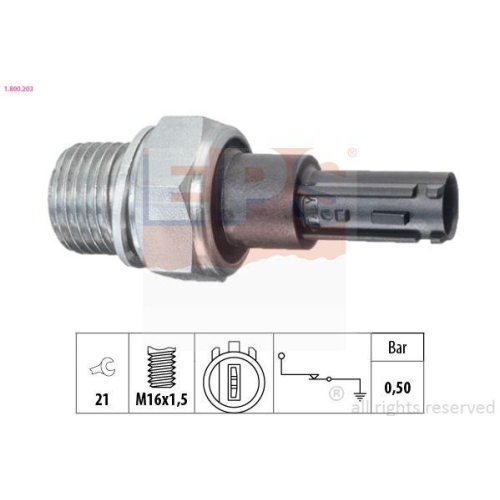 EPS &Ouml;ldruckschalter Made in Italy - OE Equivalent