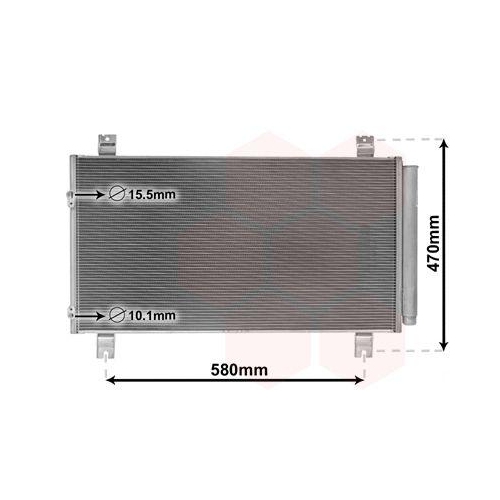 VAN WEZEL Kondensator, Klimaanlage 32005258