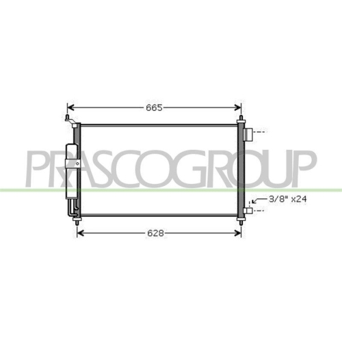 PRASCO Kondensator, Klimaanlage PrascoSelection DS011C004