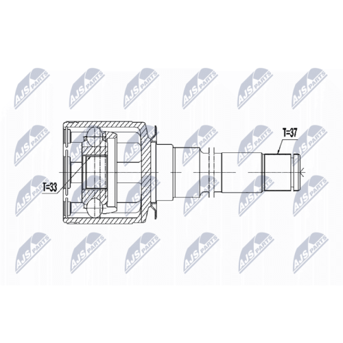 NTY Gelenksatz, Antriebswelle NPW-ME-054