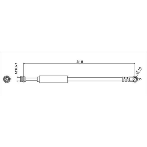 METZGER AUTOTEILE Bremsschlauch 4111629