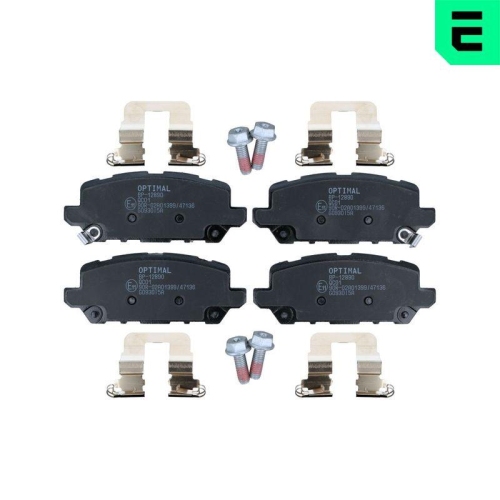 OPTIMAL Bremsbelagsatz, Scheibenbremse BP-12890