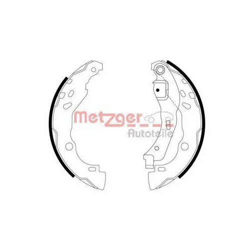 METZGER AUTOTEILE Bremsbackensatz
