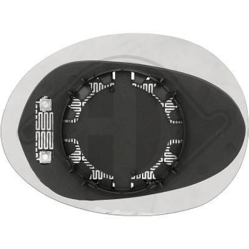 DIEDERICHS Spiegelglas, Au&szlig;enspiegel 1208127