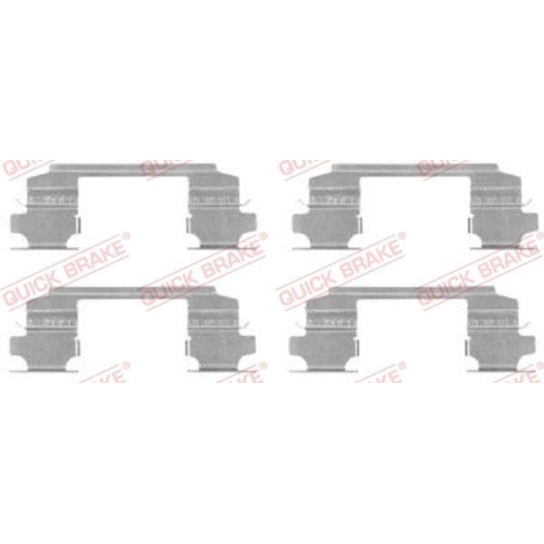 QUICK BRAKE Zubeh&ouml;rsatz, Scheibenbremsbelag 109-1686