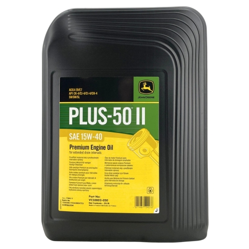 Motor&ouml;l Motoren&ouml;l John Deere Plus-50 II 15W-40 20 Liter Kanister VC50002-020