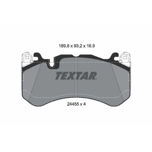 TEXTAR Bremsbelagsatz, Scheibenbremse Q+ 2445505