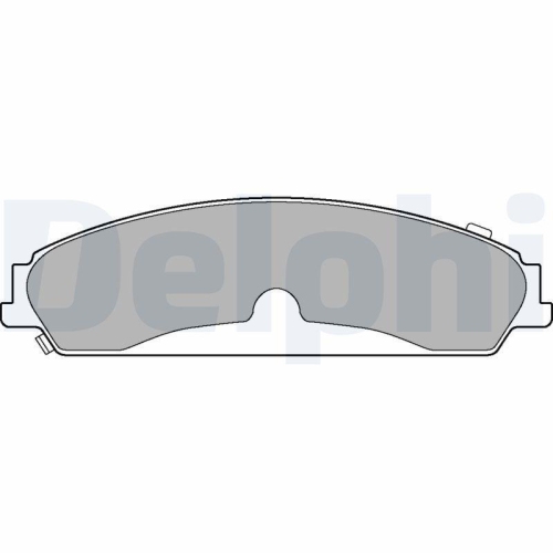 DELPHI Bremsbelagsatz, Scheibenbremse LP3216