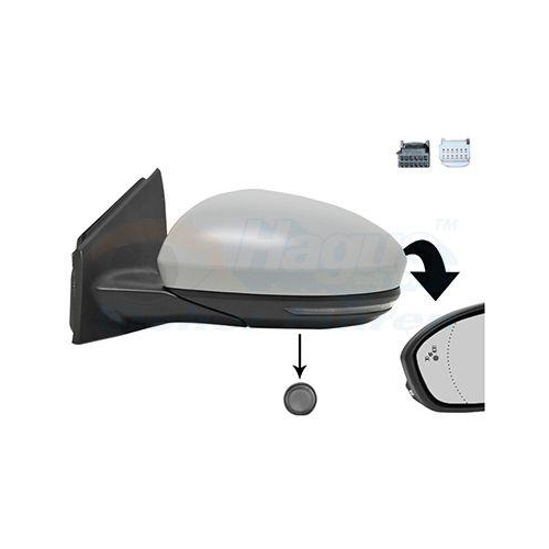 VAN WEZEL Au&szlig;enspiegel * HAGUS * 4407827