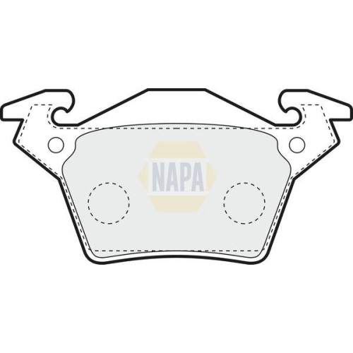 NAPA Bremsbelagsatz, Scheibenbremse NAPA NBP1223