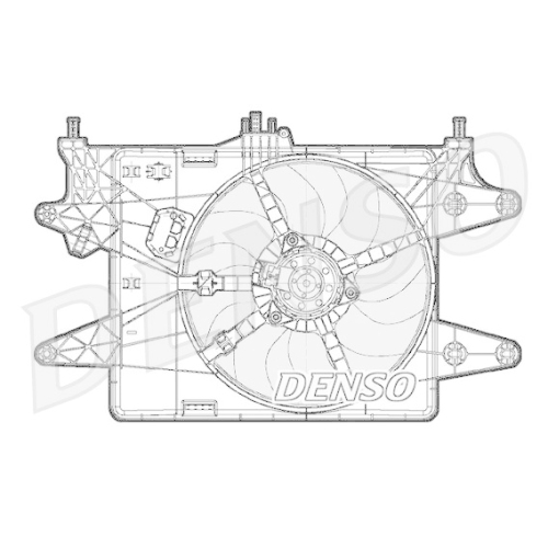 DENSO L&uuml;fter, Motork&uuml;hlung