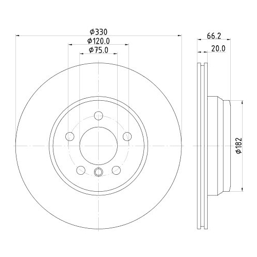DON Bremsscheibe PCD15132