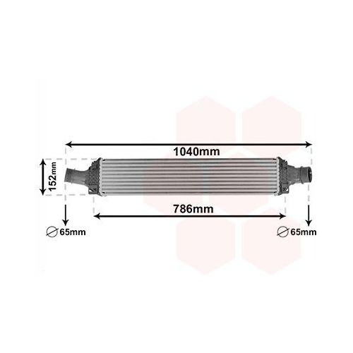 VAN WEZEL Ladeluftk&uuml;hler 03014708