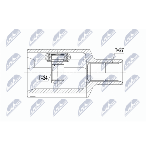 NTY Gelenksatz, Antriebswelle NPW-ME-088