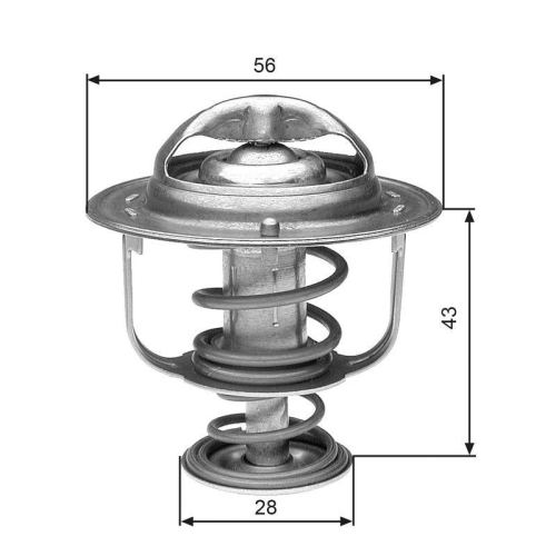 GATES Thermostat, K&uuml;hlmittel TH31388G1
