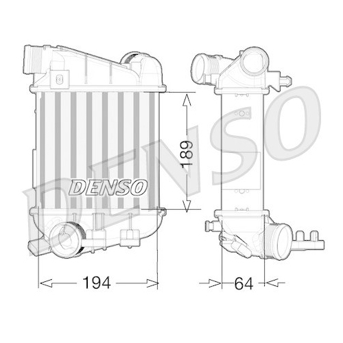 DENSO Ladeluftkühler