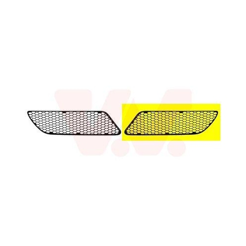 VAN WEZEL L&uuml;ftungsgitter, Sto&szlig;f&auml;nger ** Equipart ** 0148591