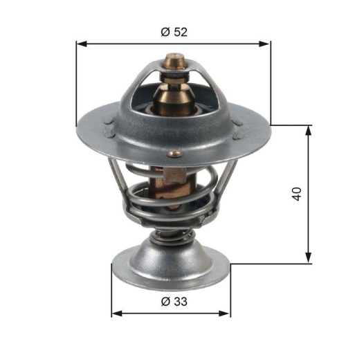 GATES Thermostat, K&uuml;hlmittel TH31588G1
