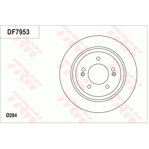 TRW Bremsscheibe DF7953