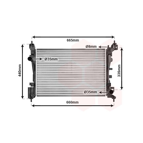 VAN WEZEL K&uuml;hler, Motork&uuml;hlung 09002261