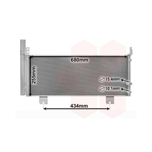 VAN WEZEL Kondensator, Klimaanlage 56015701