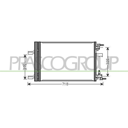 PRASCO Kondensator, Klimaanlage PrascoSelection DW040C002