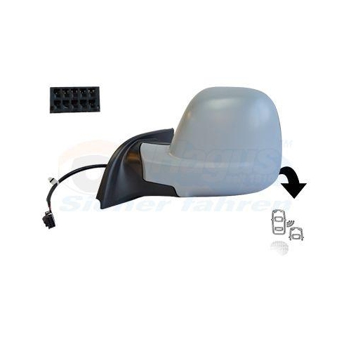 VAN WEZEL Au&szlig;enspiegel * HAGUS * 0991827