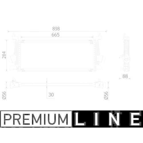 MAHLE Ladeluftk&uuml;hler BEHR *** PREMIUM LINE *** CI 542 000P