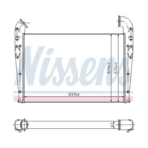 NISSENS Ladeluftk&uuml;hler 96992