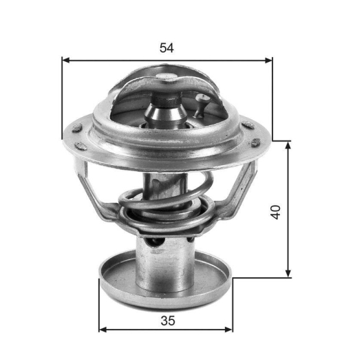 GATES Thermostat, K&uuml;hlmittel TH32387G1
