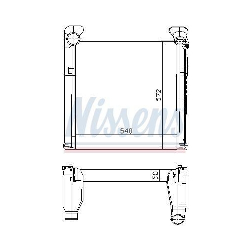 NISSENS Ladeluftk&uuml;hler 97007