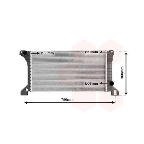 VAN WEZEL K&uuml;hler, Motork&uuml;hlung 18002169