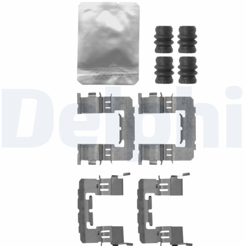 DELPHI Zubeh&ouml;rsatz, Scheibenbremsbelag LX0645