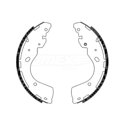 TOMEX Brakes Bremsbackensatz TX 22-66